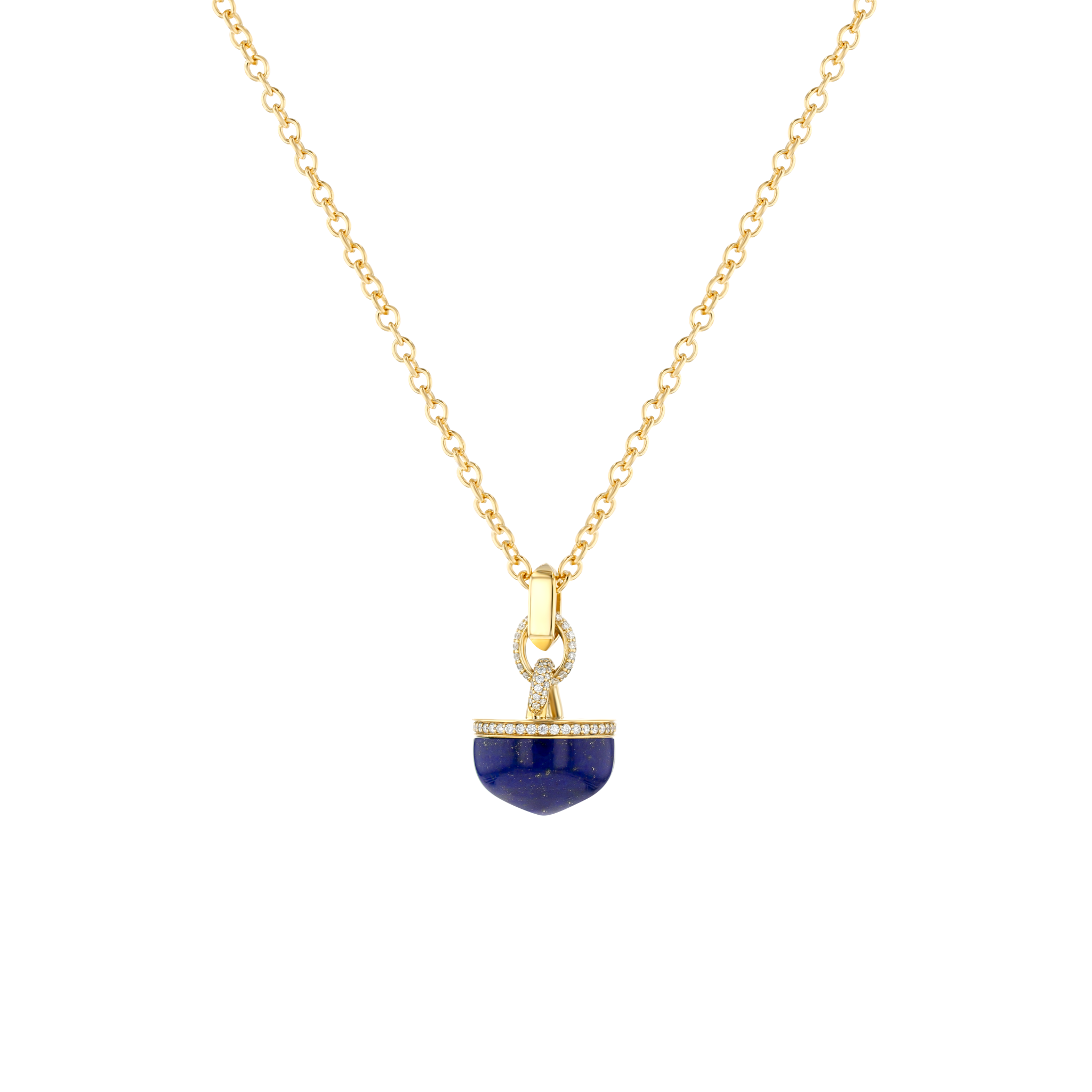 Majesty Lapis Lazuli Diamond Necklace