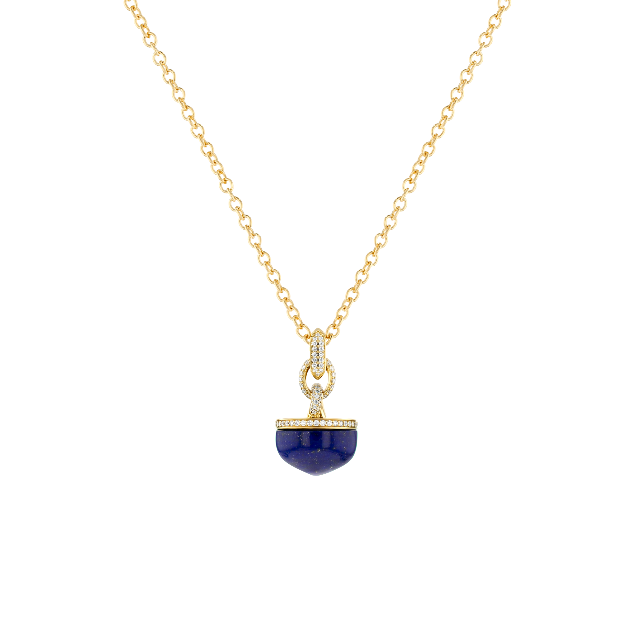 Majesty Lapis Lazuli Diamond Necklace