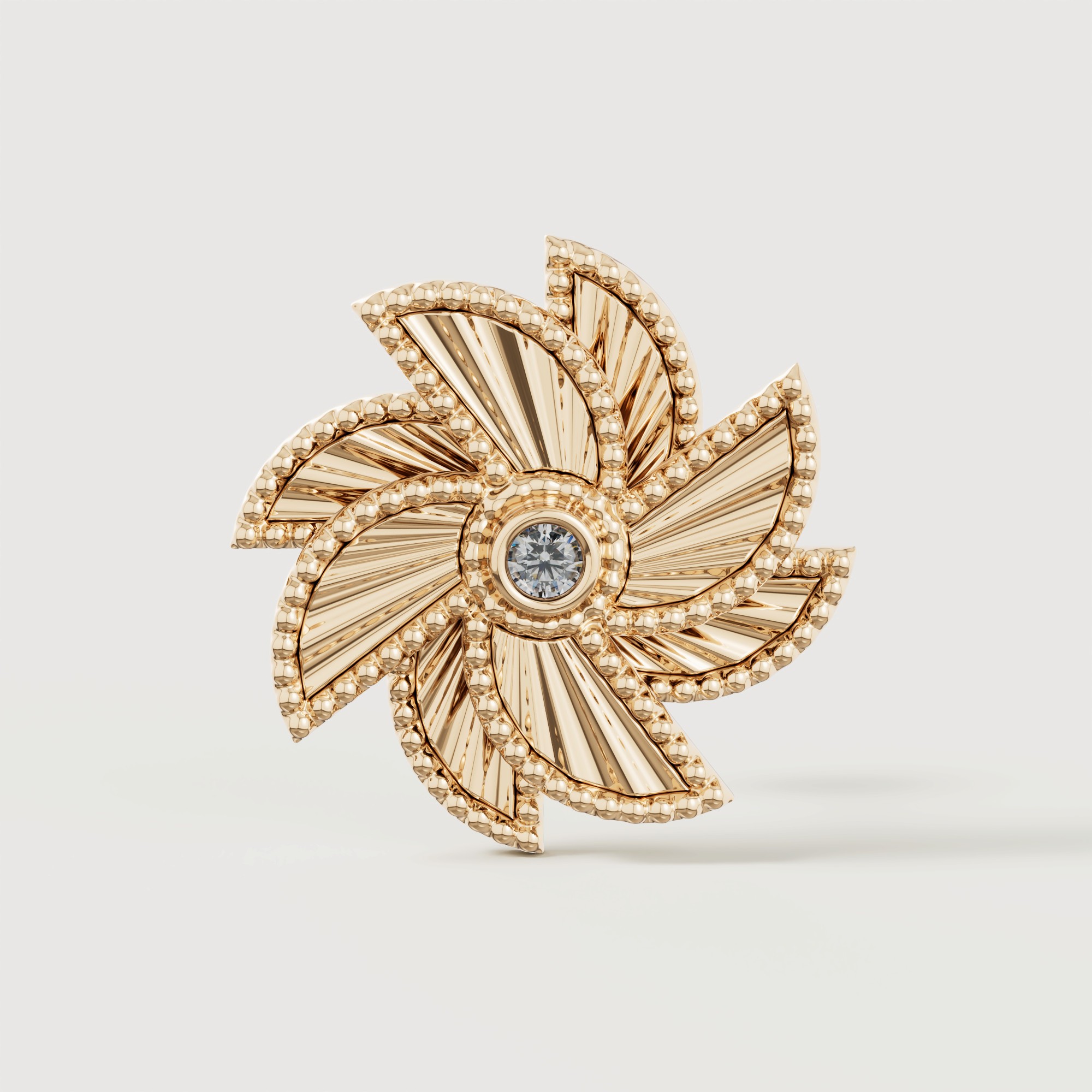 Bliss 18k Yellow Gold Diamond Earrings