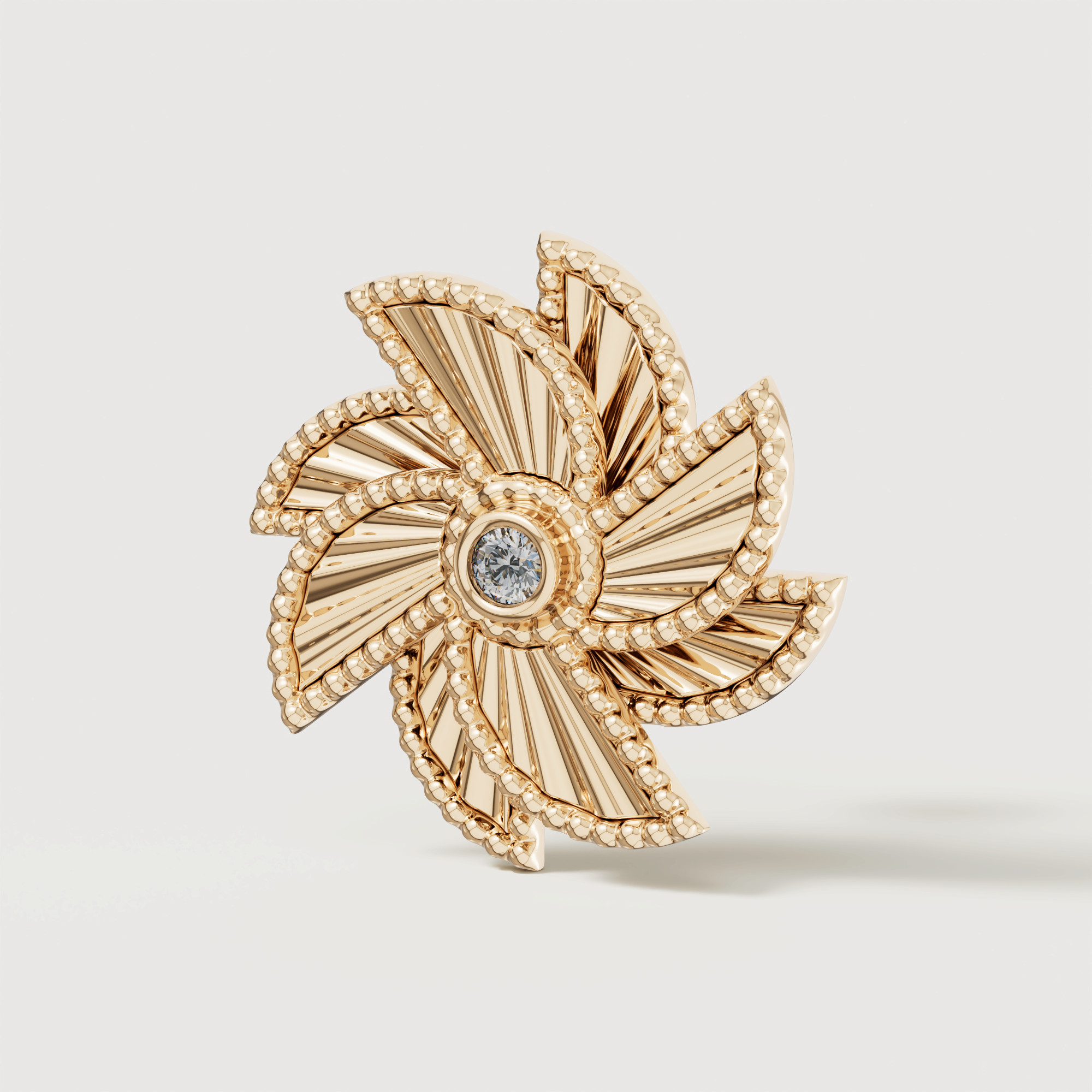 Bliss 18k Yellow Gold Diamond Earrings