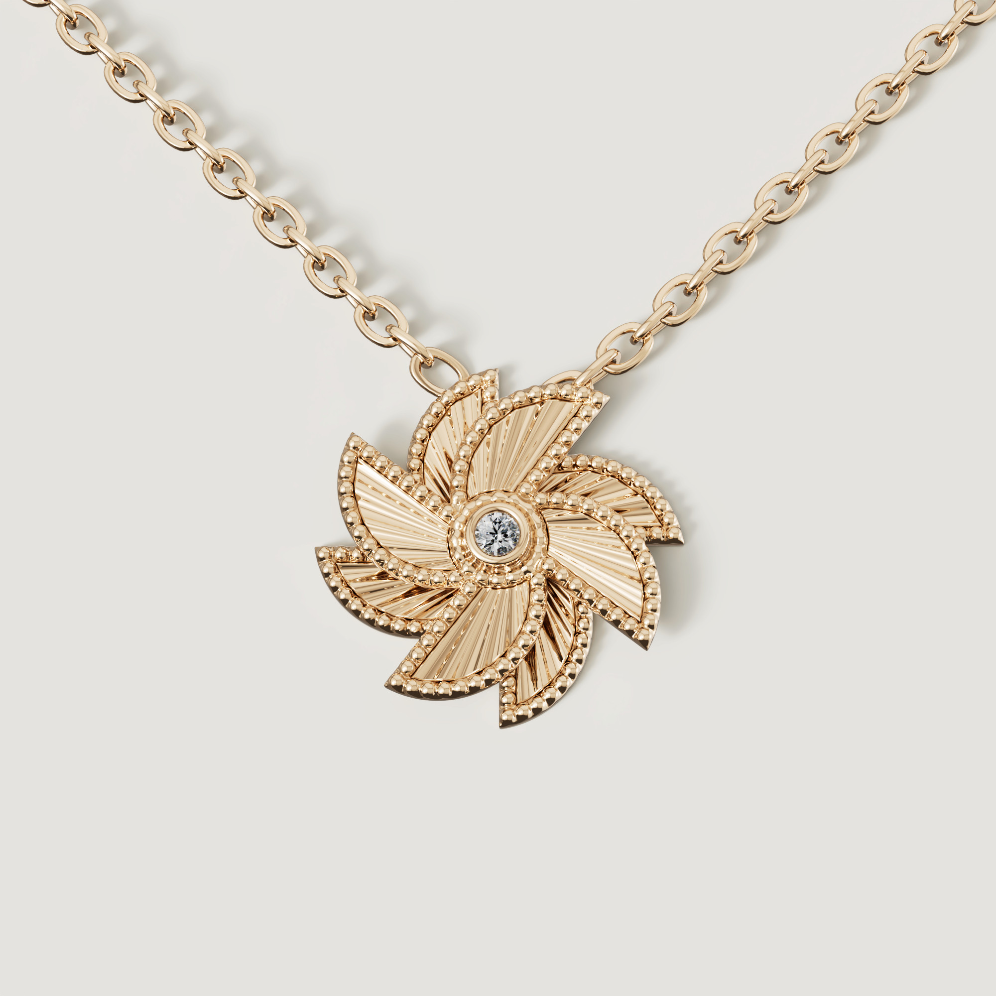 Bliss 18K Yellow Gold Diamond Necklace