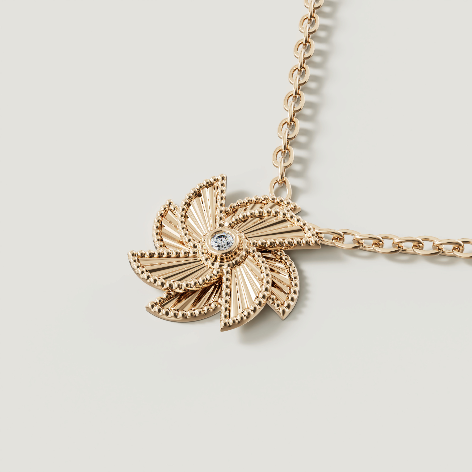 Bliss 18K Yellow Gold Diamond Necklace