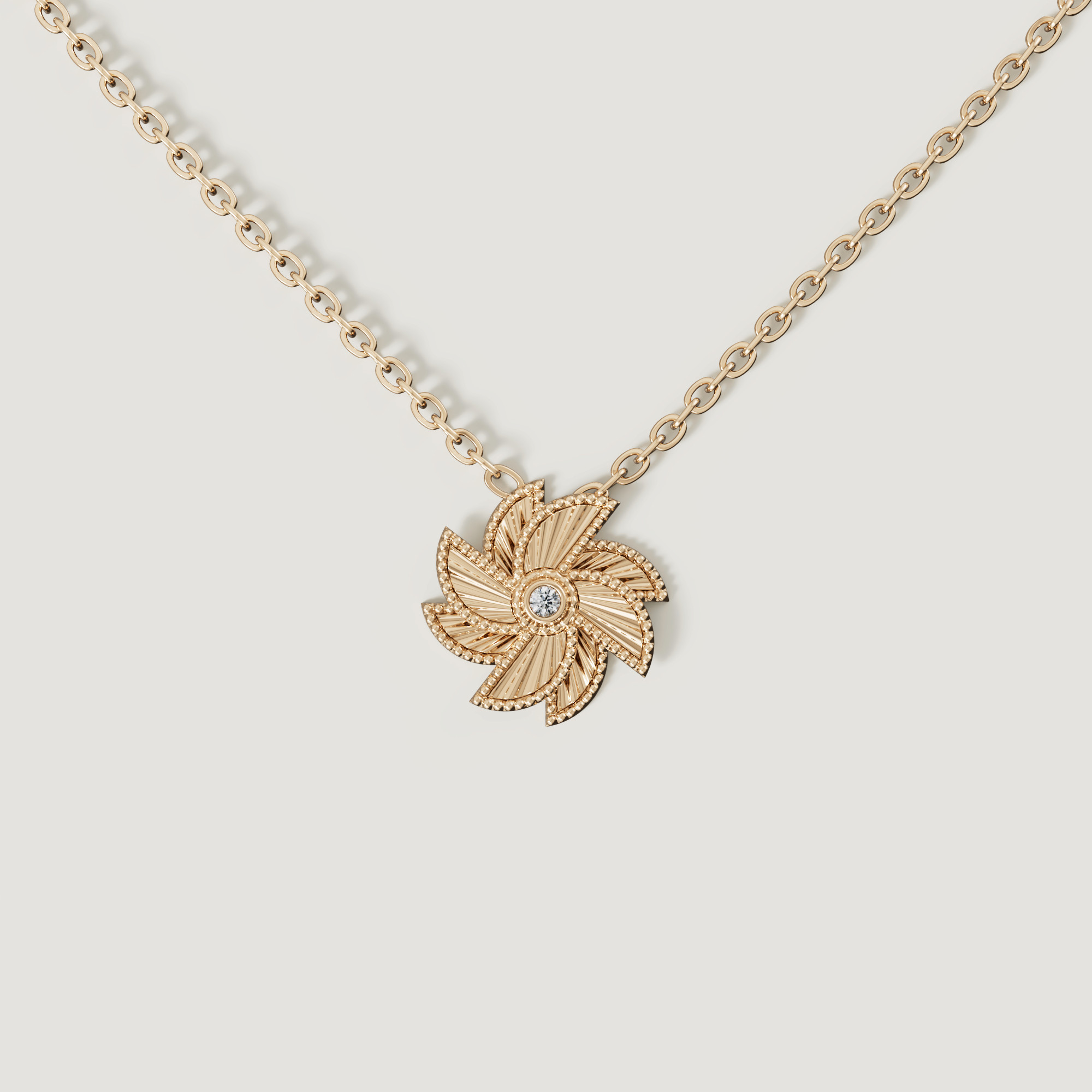 Bliss 18K Yellow Gold Diamond Necklace