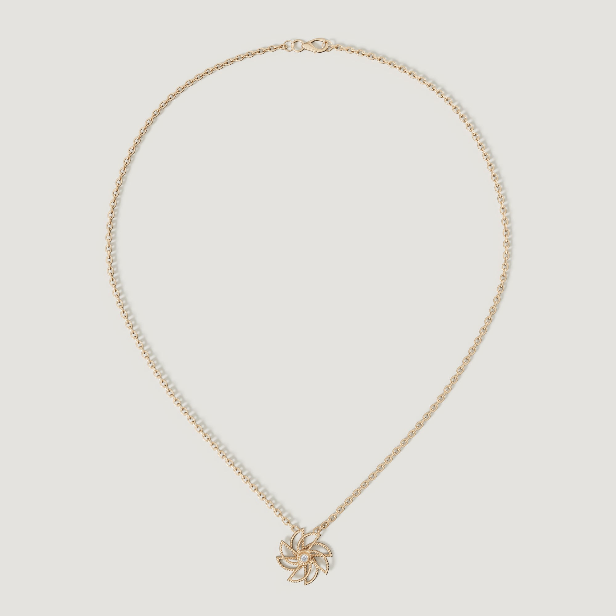 Bliss Diamond Necklace in 18K Yellow Gold