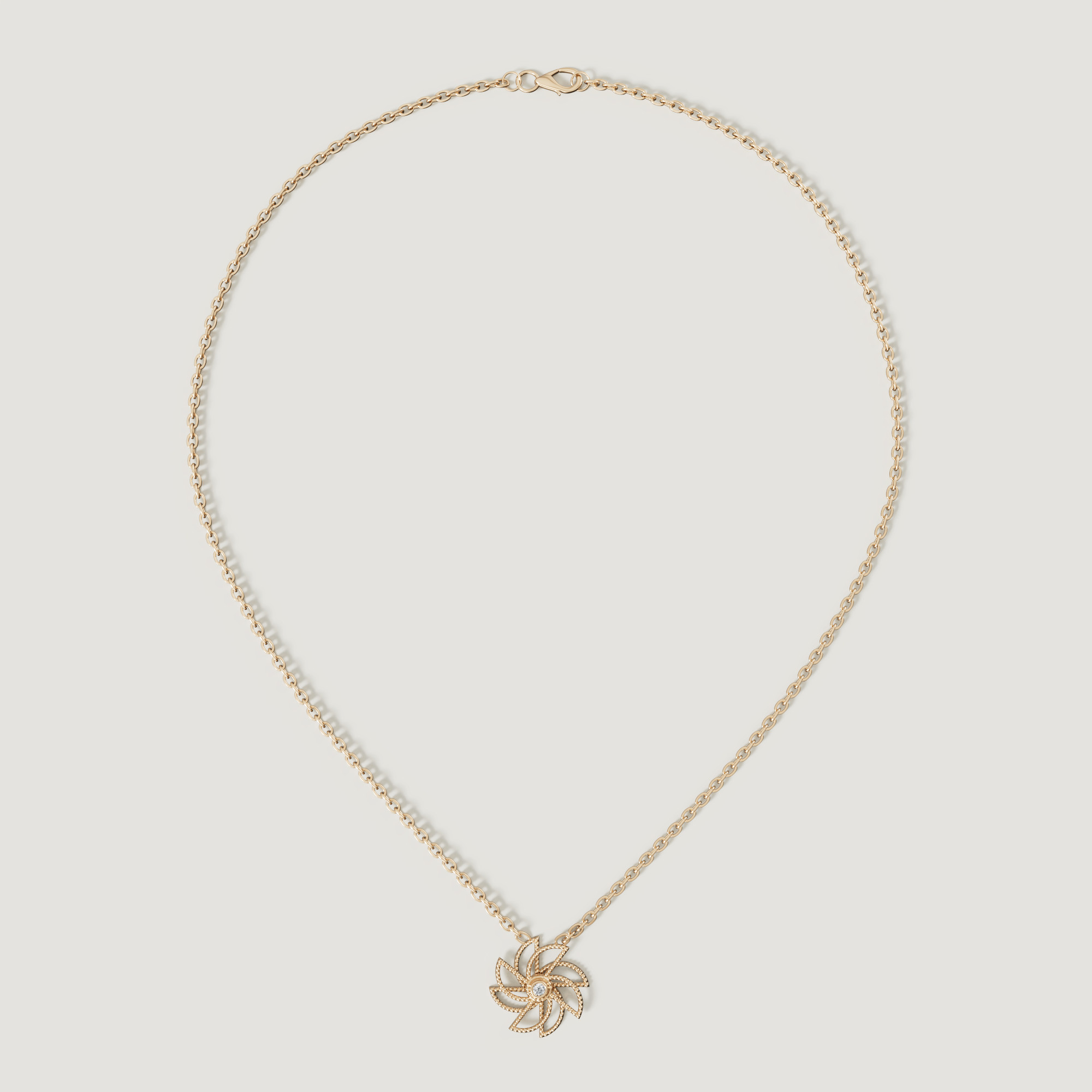 Bliss 18K Yellow Gold Diamond Necklace