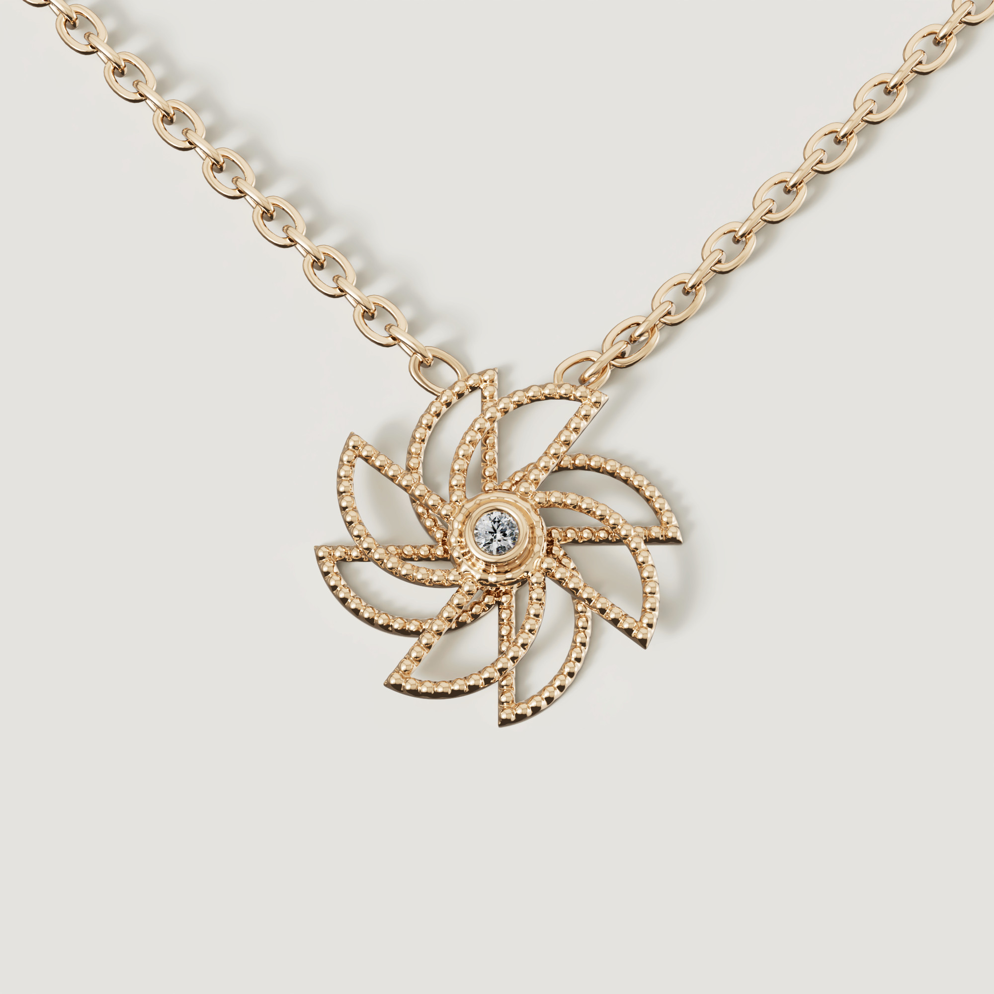 Bliss 18K Yellow Gold Diamond Necklace
