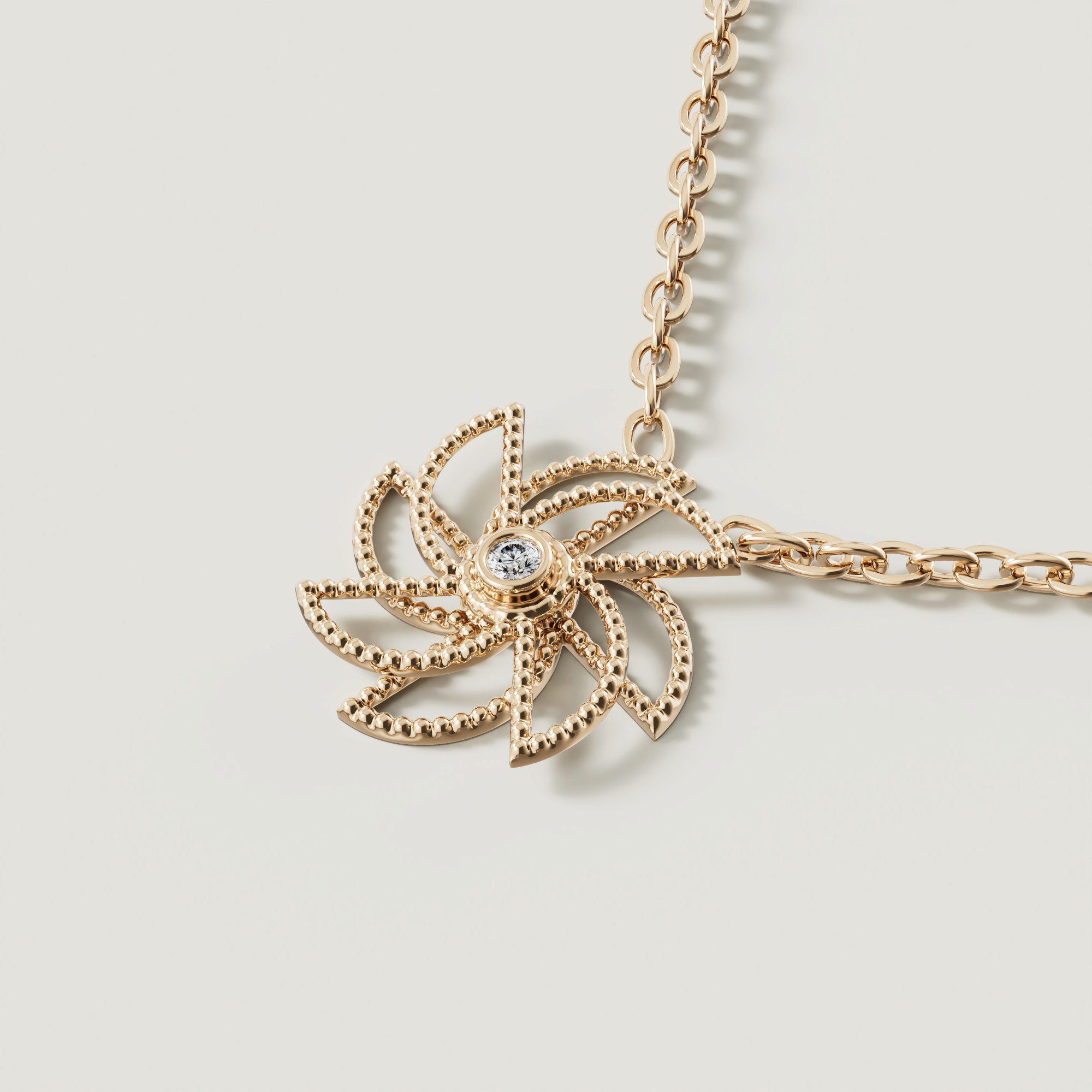 Bliss 18K Yellow Gold Diamond Necklace