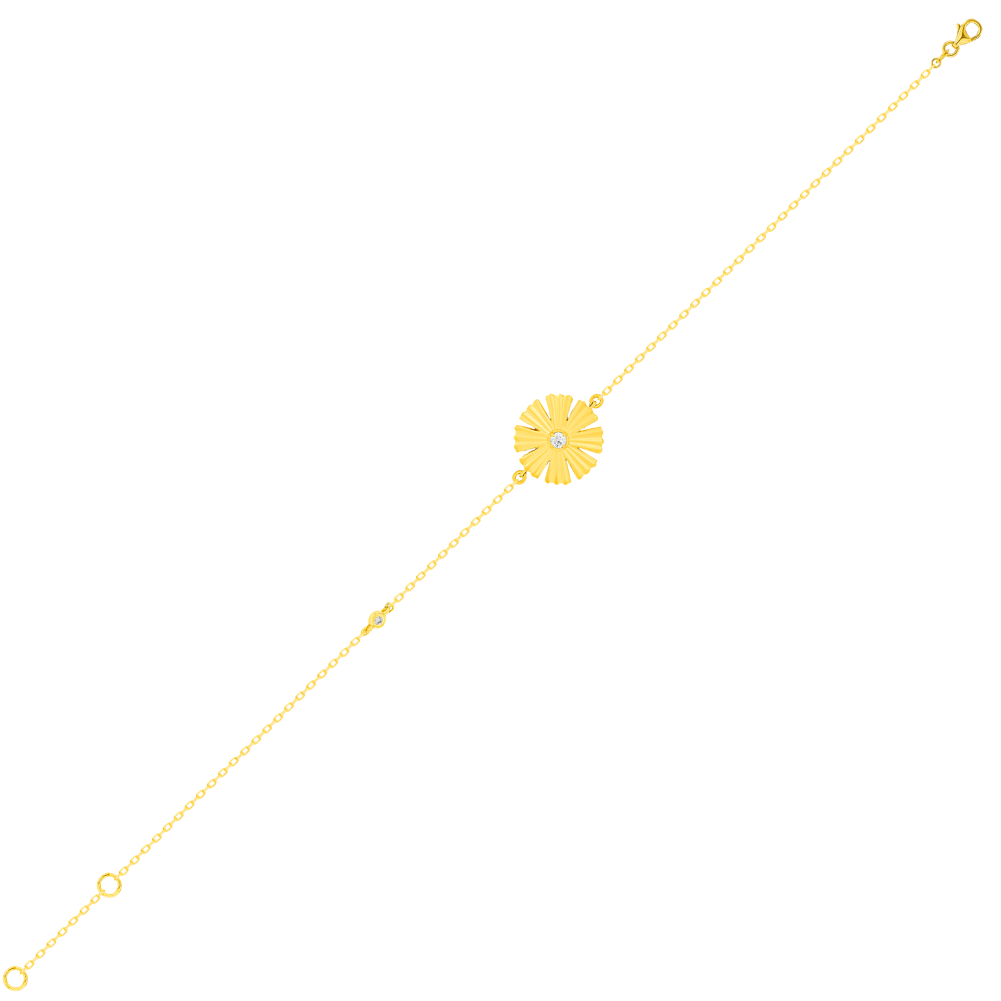 Sunkiss Diamond Diamond Bracelet in 18K Yellow Gold