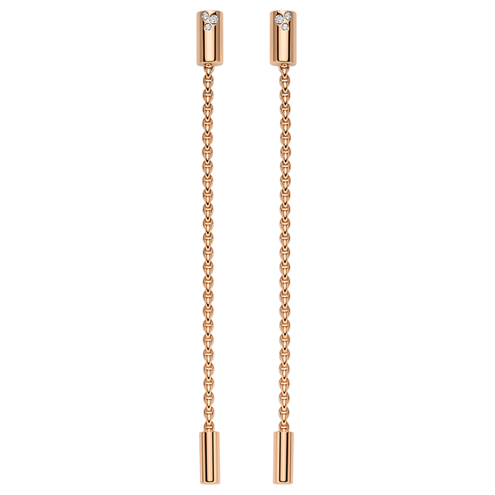 Aria Pendant Earrings With Diamonds