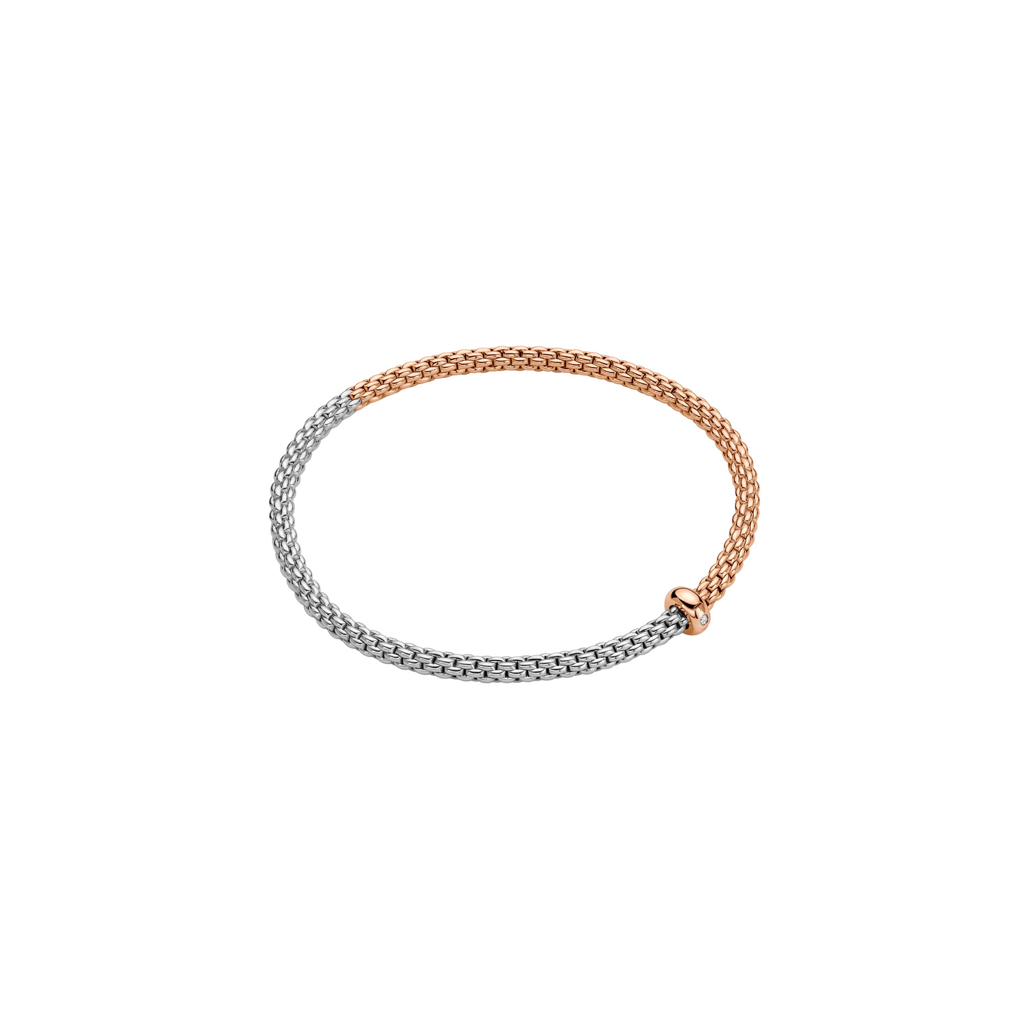 Flex'it Bracelet With Bicolour Mesh