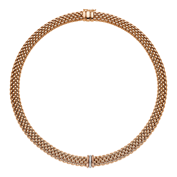 Panorama Necklace With Diamonds