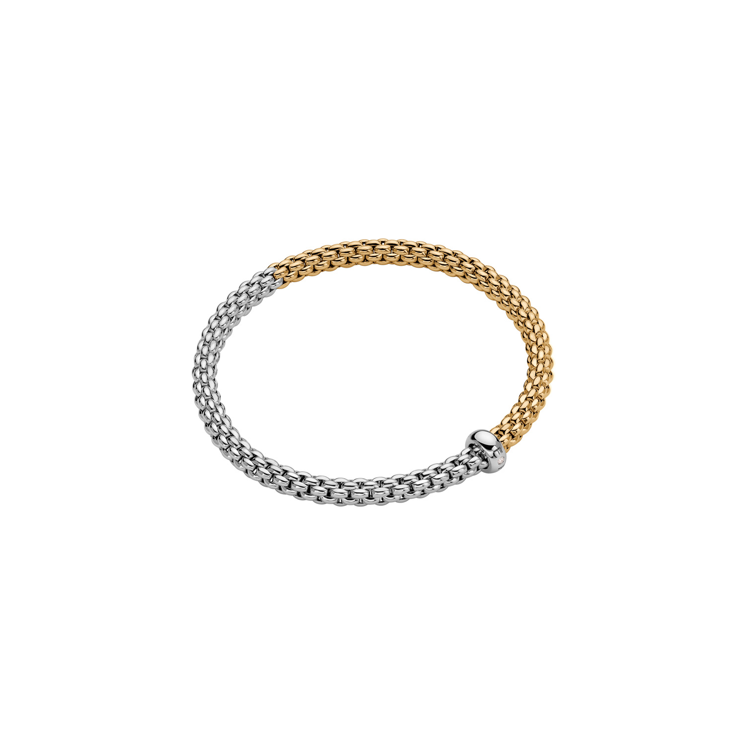 Flex'it Bracelet With Bicolour Mesh