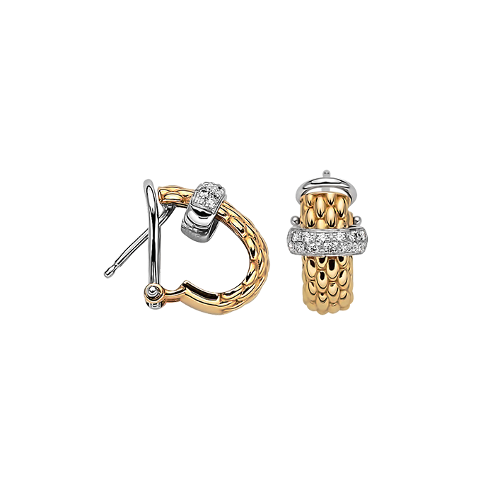 Vendome Earrings With Diamonds
