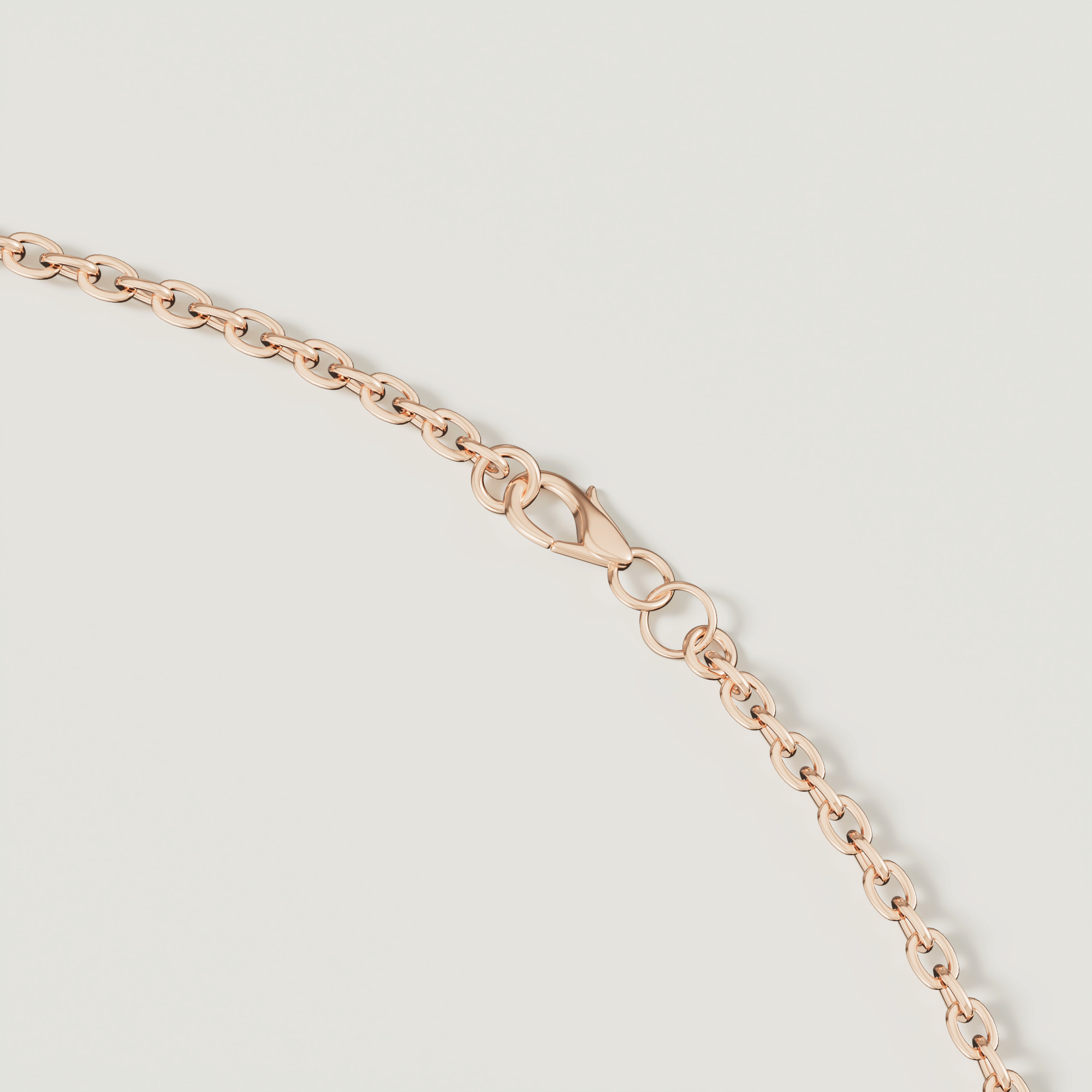 Fiesta Diamond And Precious Gem Necklace In 18k Rose Gold