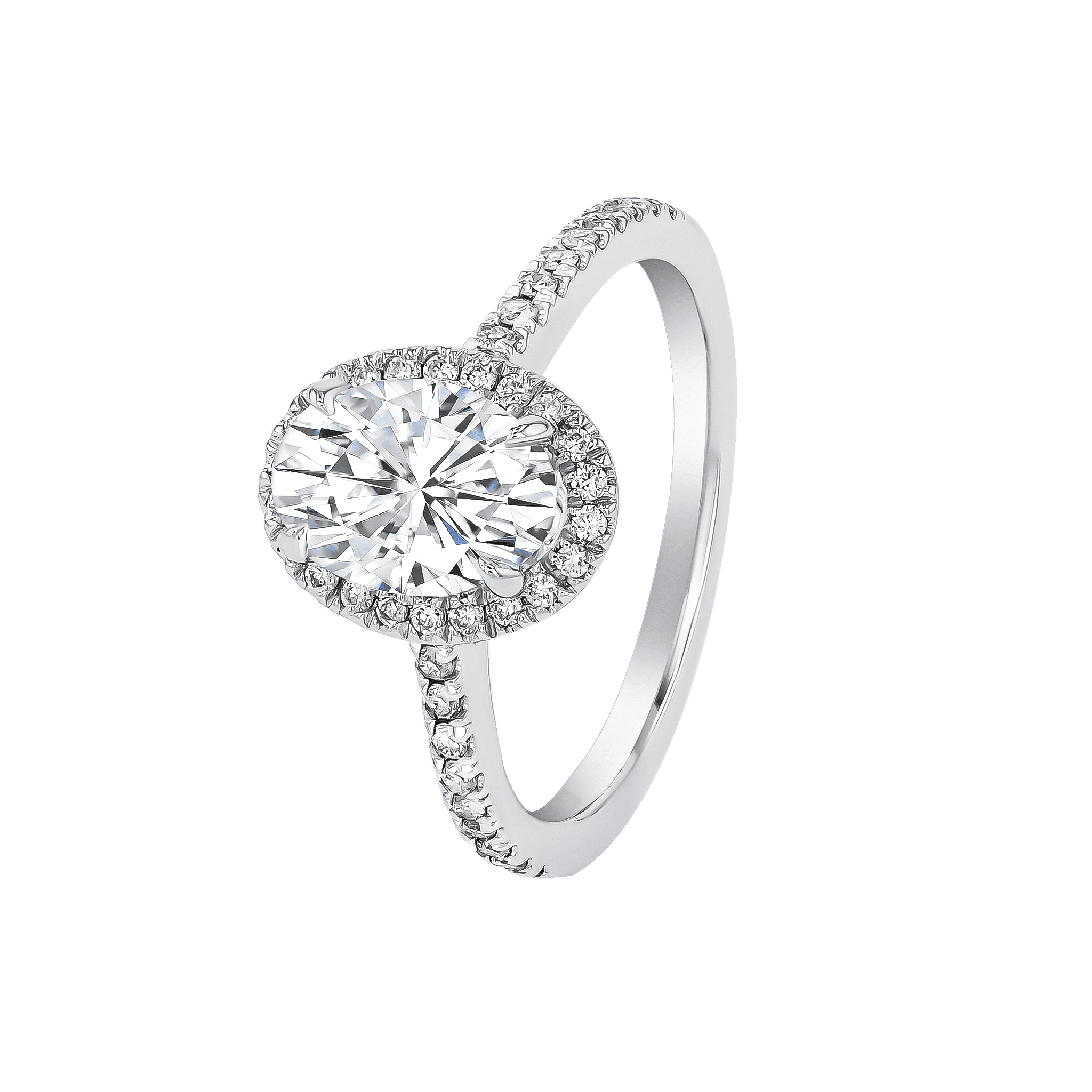 Revelation 18K White Gold Lab Grown Diamond Ring