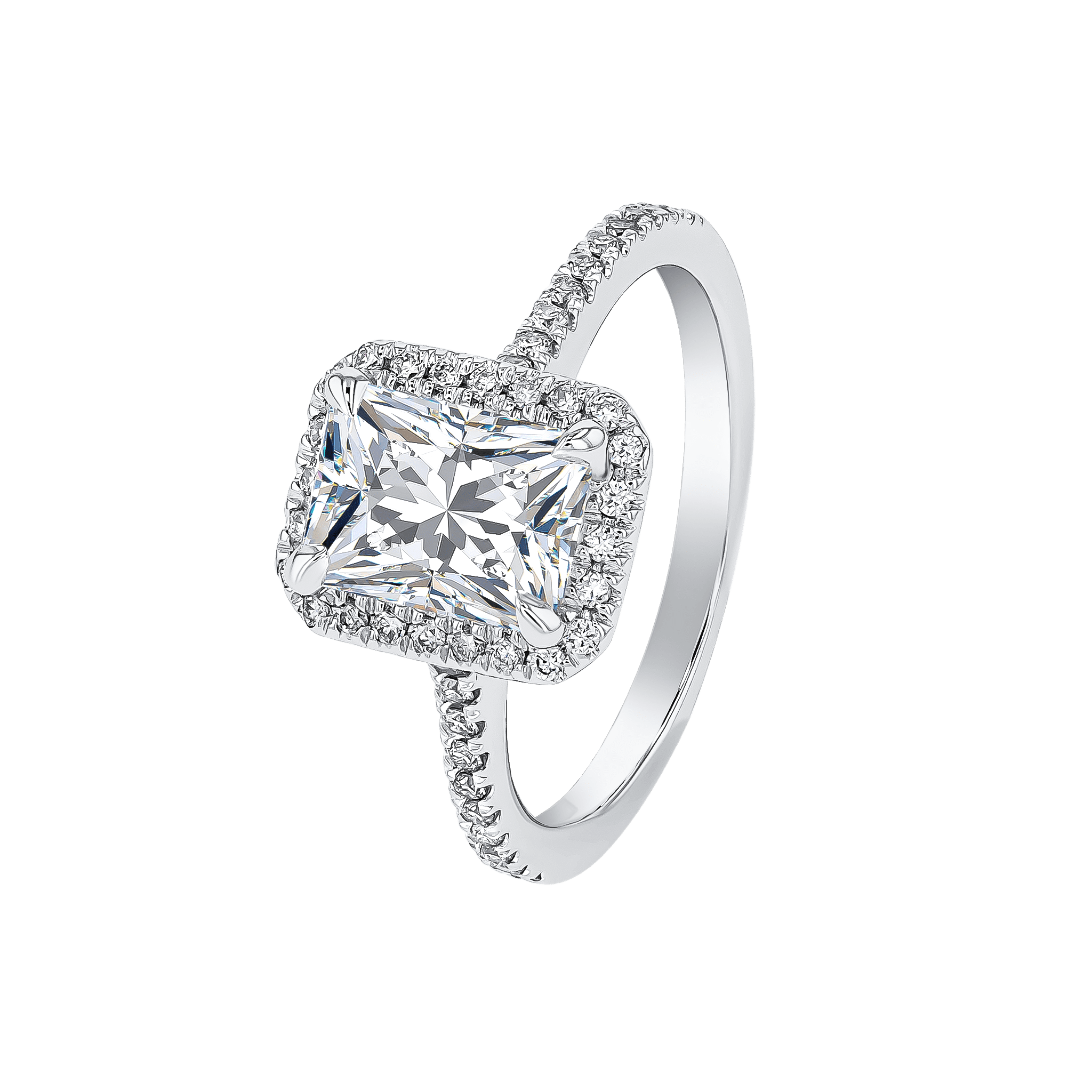 Revelation 18K White Gold Lab Grown Diamond Ring