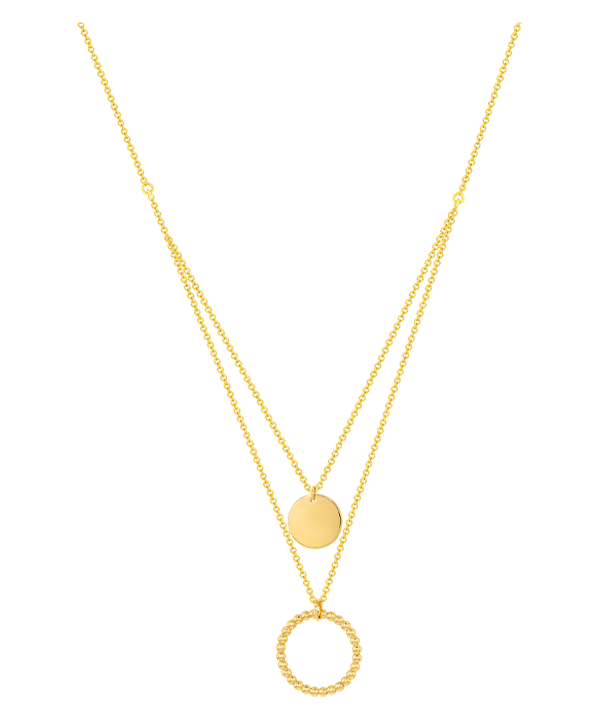 Perla Necklace in 18K Yellow Gold