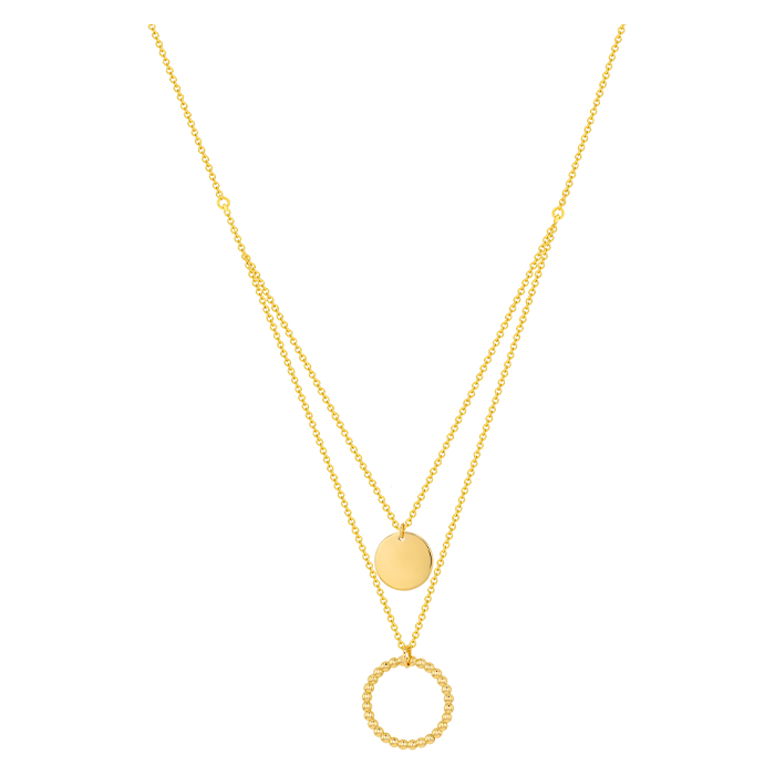 Galeria Perla 18k Yellow Gold Necklace