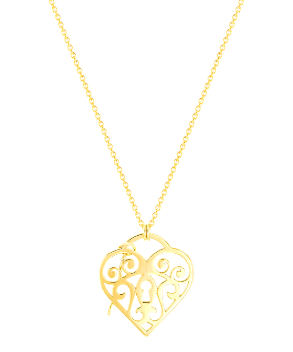 Valentine Necklace in 18K Yellow Gold