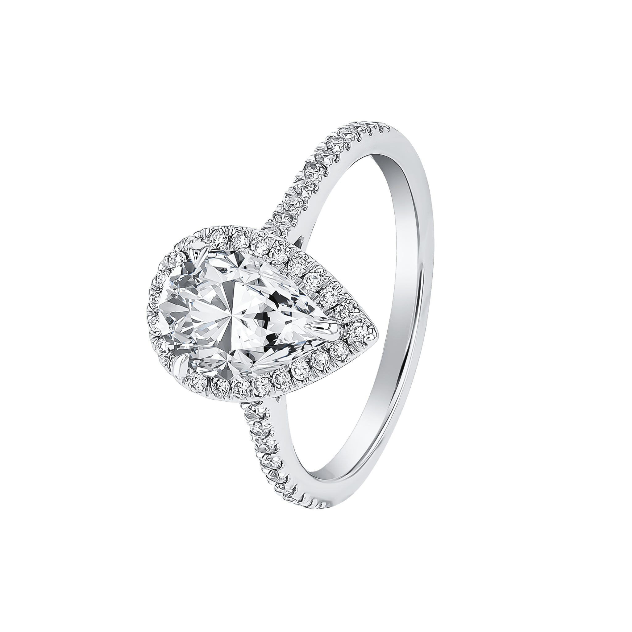 Revelation 18k White Gold Lab Grown Diamond Ring
