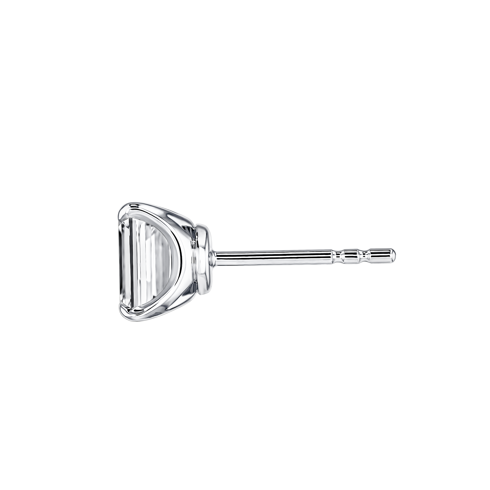 Brilliant Diamond Earrings In 18k White Gold