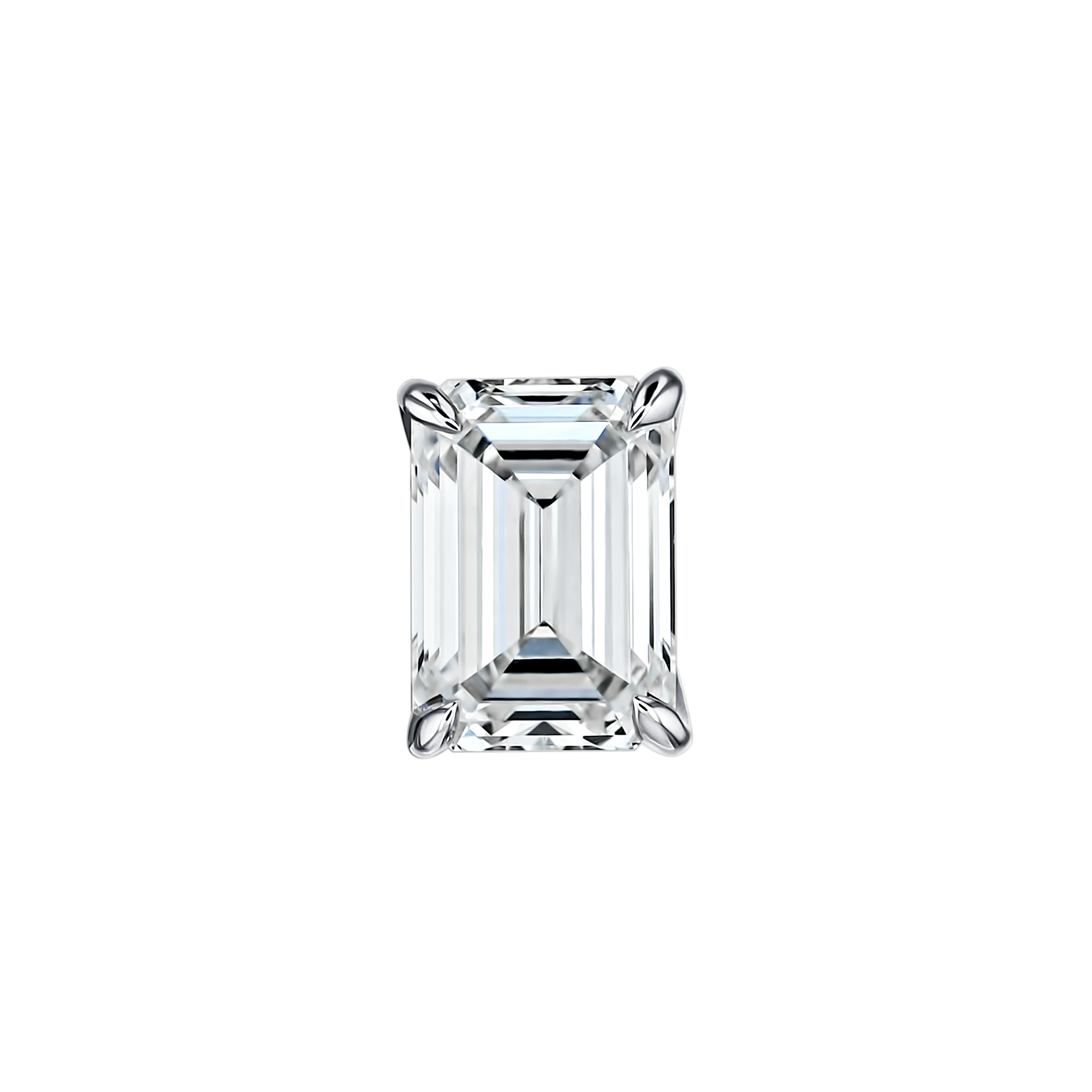 Brilliant Diamond Earrings In 18k White Gold