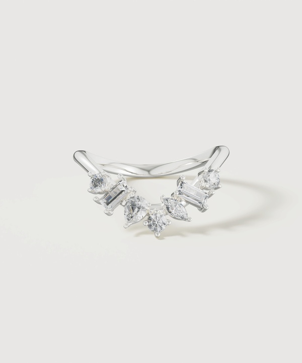Sparkles 18k White Gold Diamond Ring