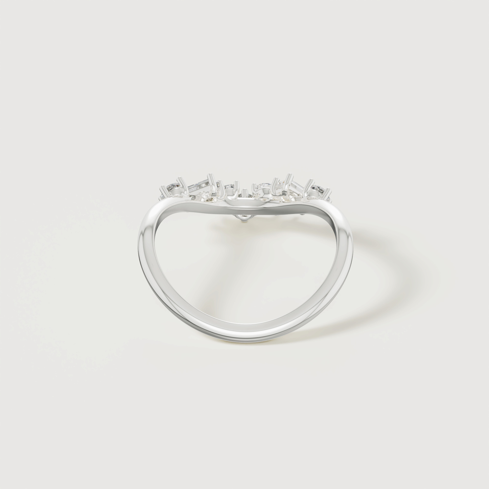 Sparkles 18k White Gold Diamond Ring