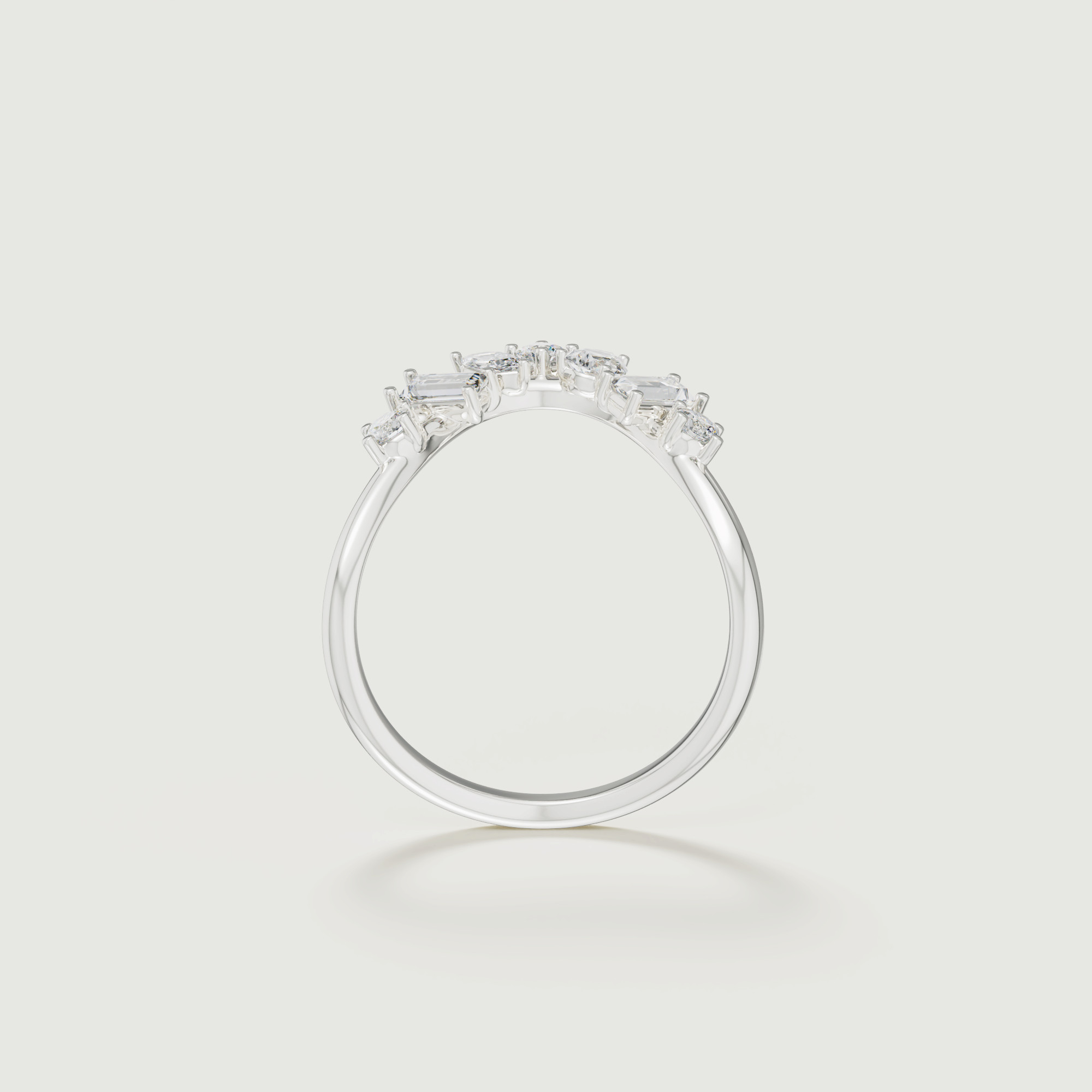 Sparkles 18k White Gold Diamond Ring
