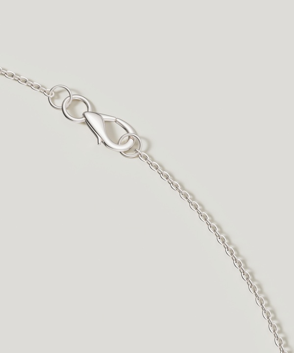 Sparkles 18k White Gold Diamond Necklace