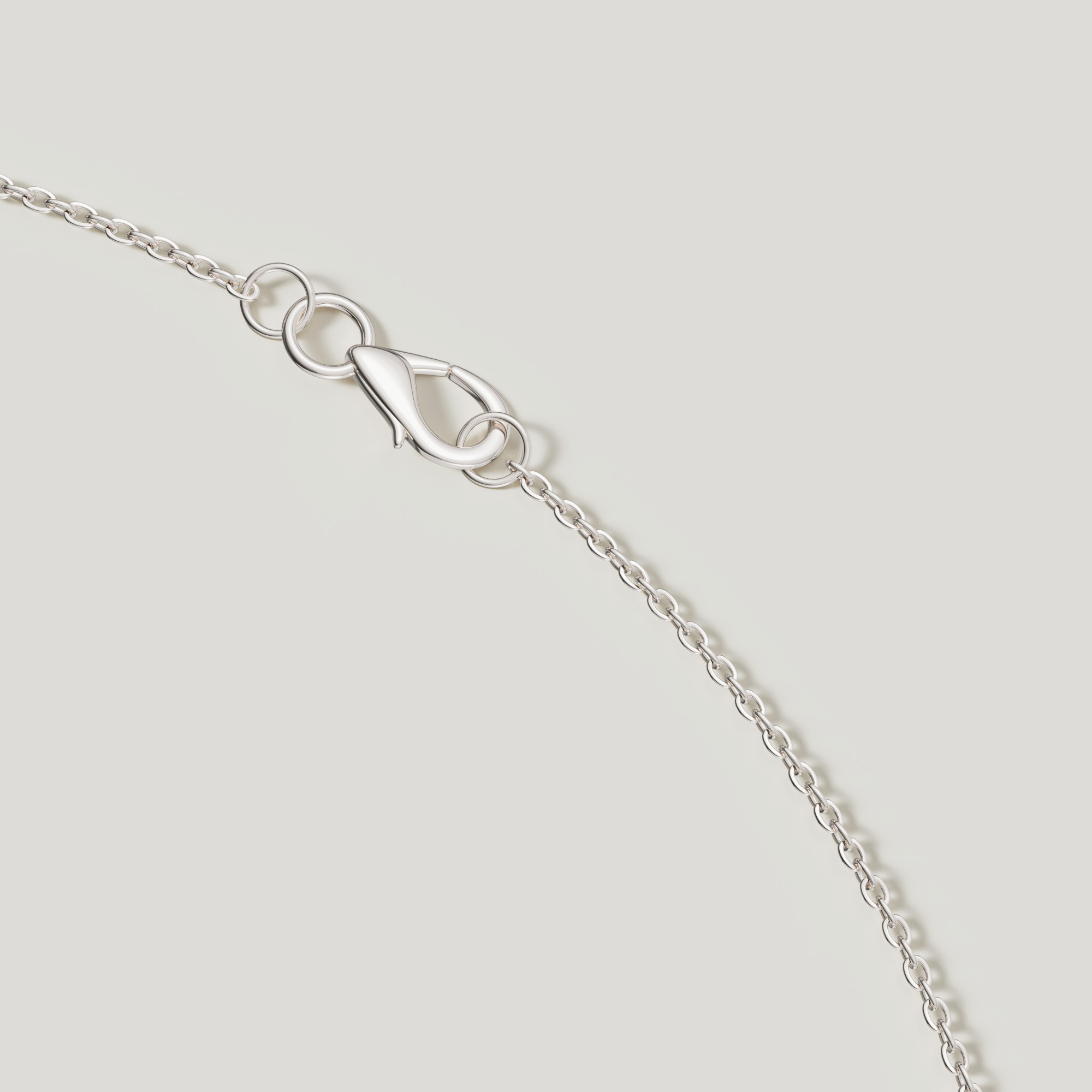 Sparkles 18k White Gold Diamond Necklace
