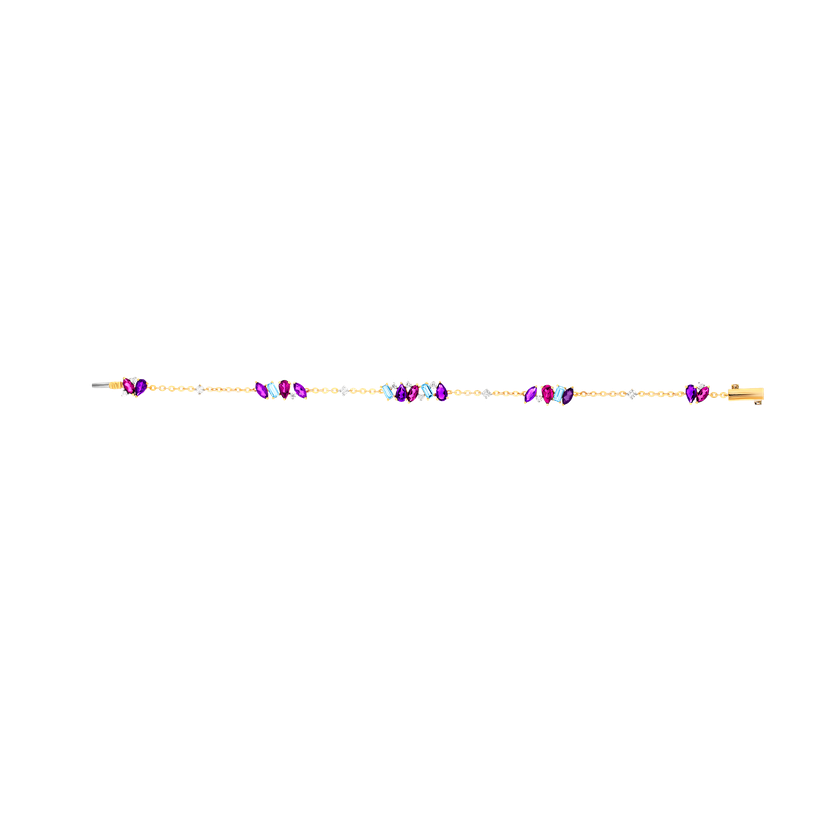Flare Semi Precious Bracelet In 18k Rose Gold