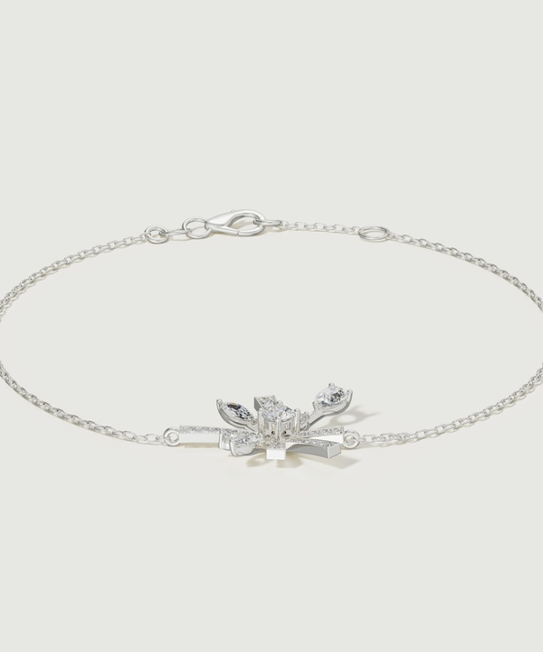 Sparkles 18k White Gold Diamond Bracelet