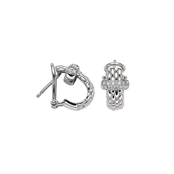 Vendome Earrings With Diamonds