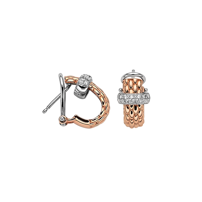 Vendome Earrings With Diamonds