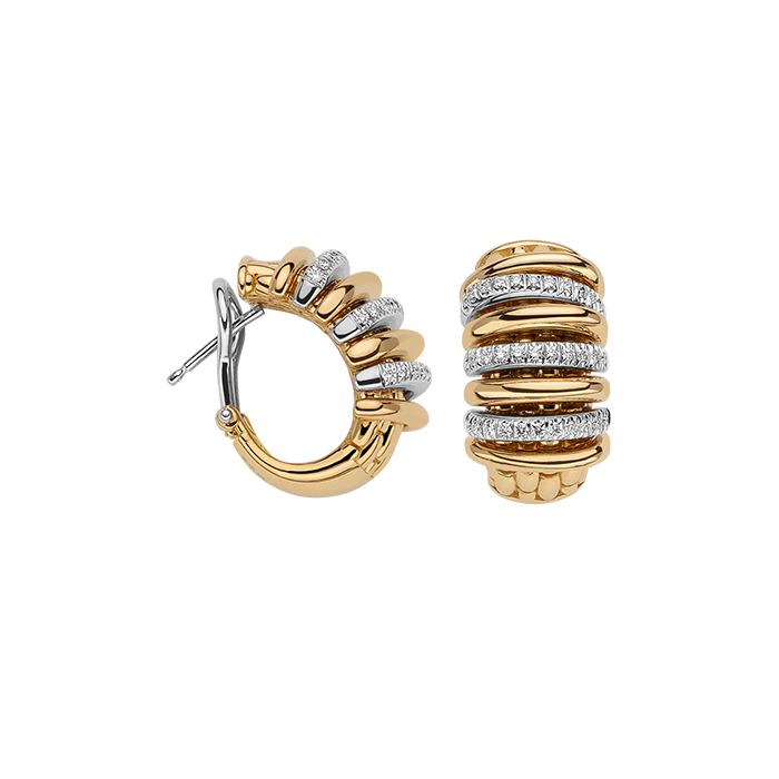 Panorama Earrings With Diamonds