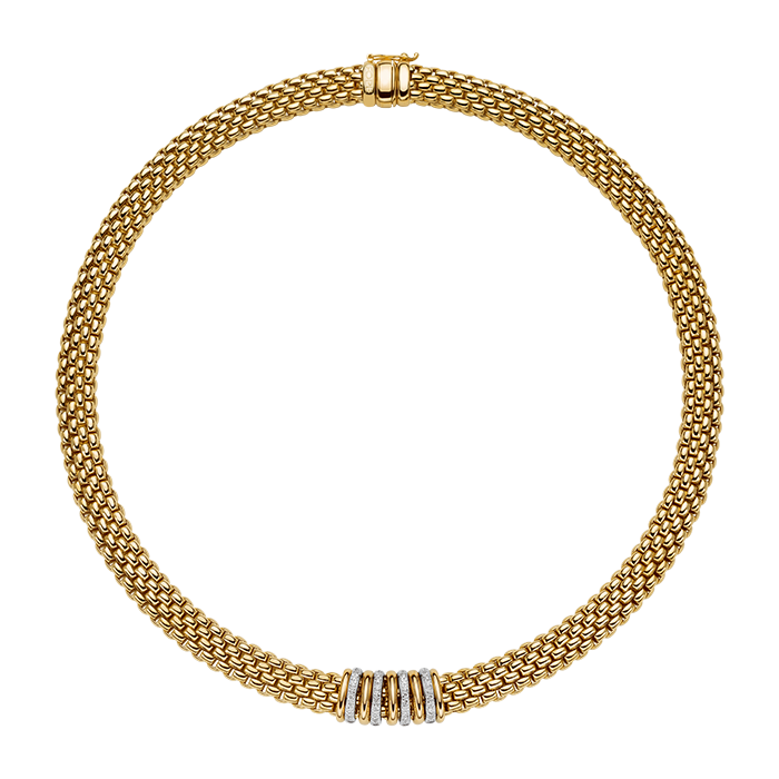 Panorama Necklace With Diamonds