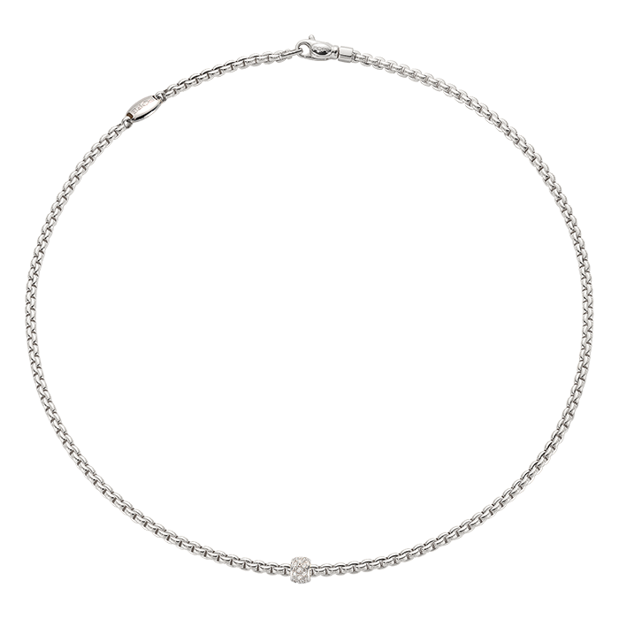 Eka Necklace With Diamond Pave'
