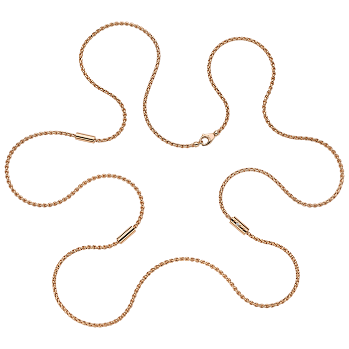 Aria Long Necklace With Diamonds