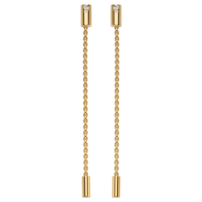 Aria Pendant Earrings With Diamonds