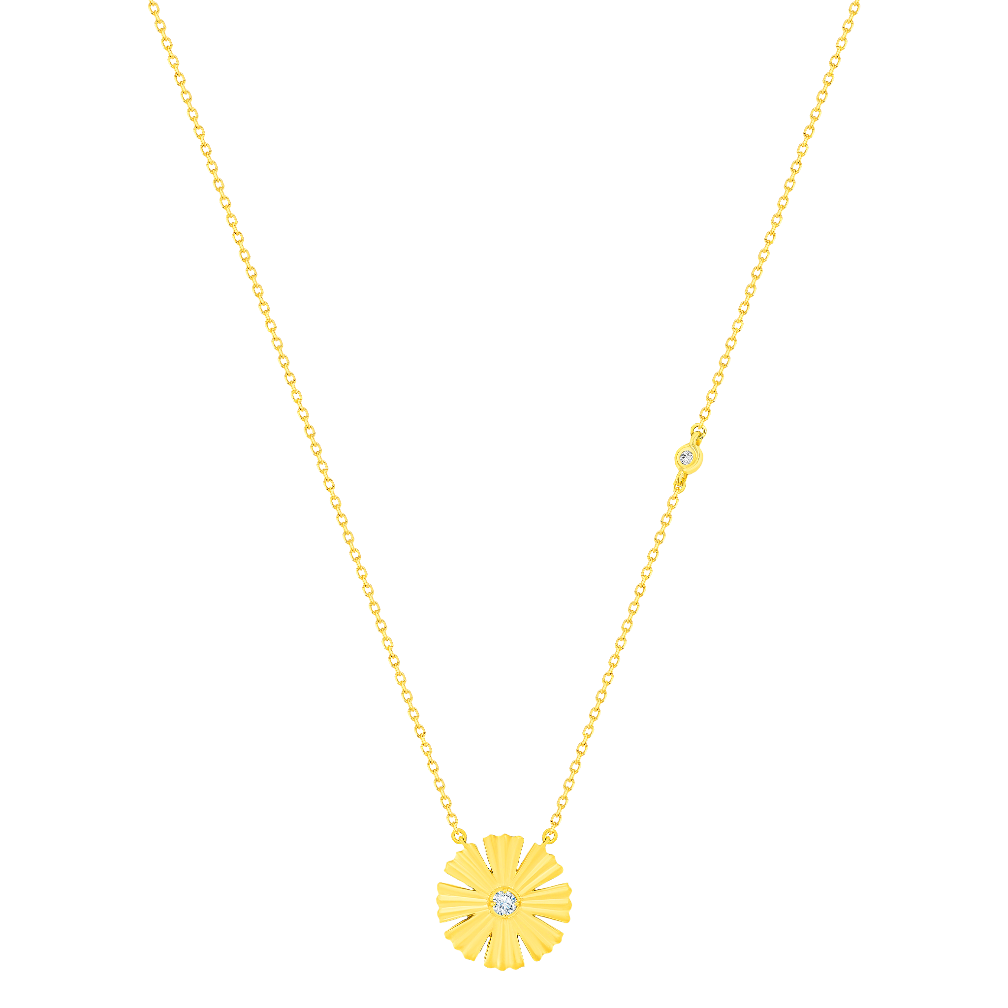 Sunkiss Diamond Diamond Necklace in 18K Yellow Gold