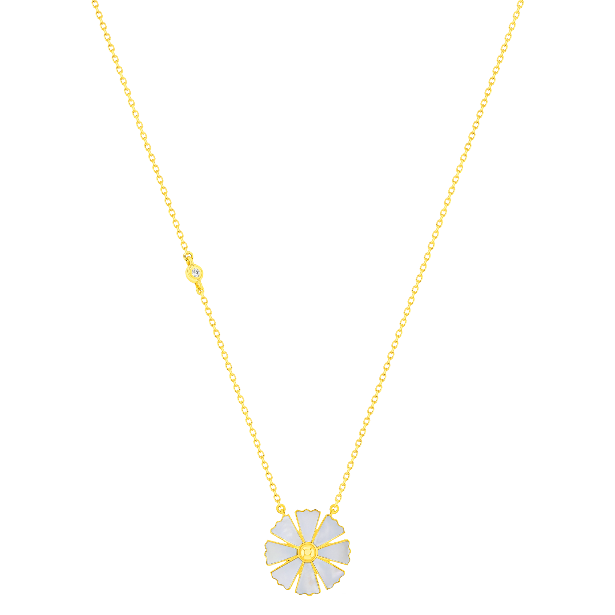 Sunkiss Diamond Diamond Necklace in 18K Yellow Gold