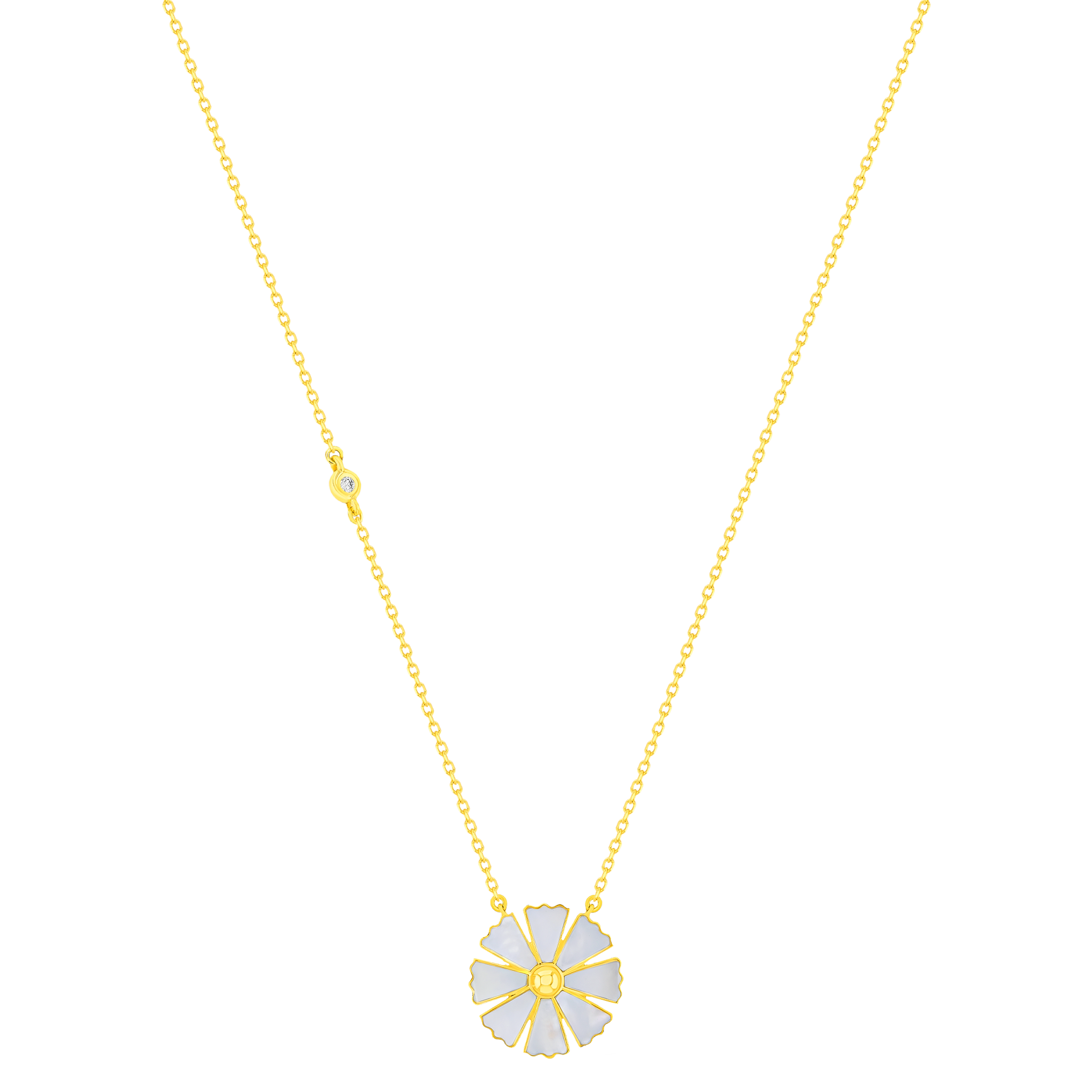 Sunkiss Diamond Diamond Necklace in 18K Yellow Gold