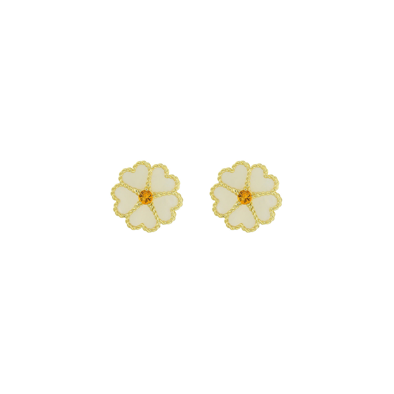 Petali Del Mare 18k Yellow Gold Earrings