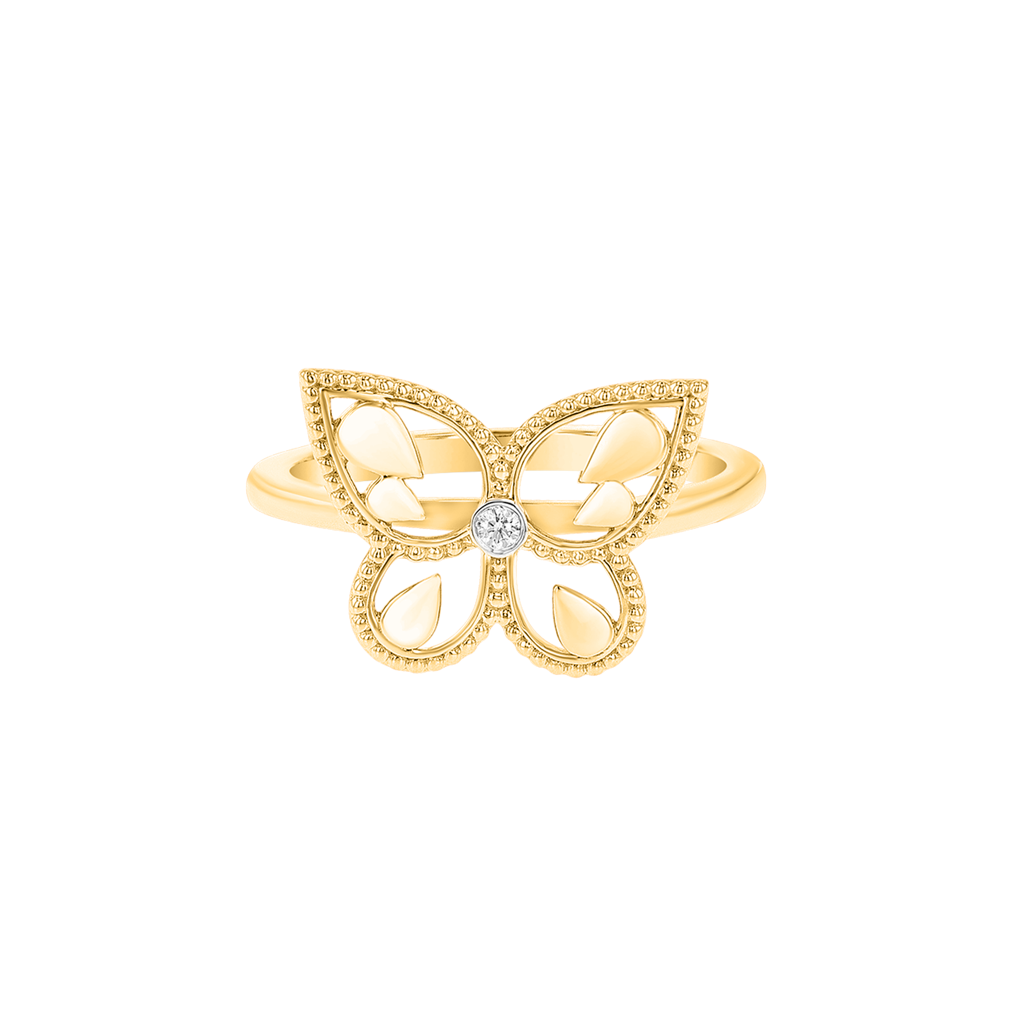 Frou Frou Diamond Butterfly Ring
