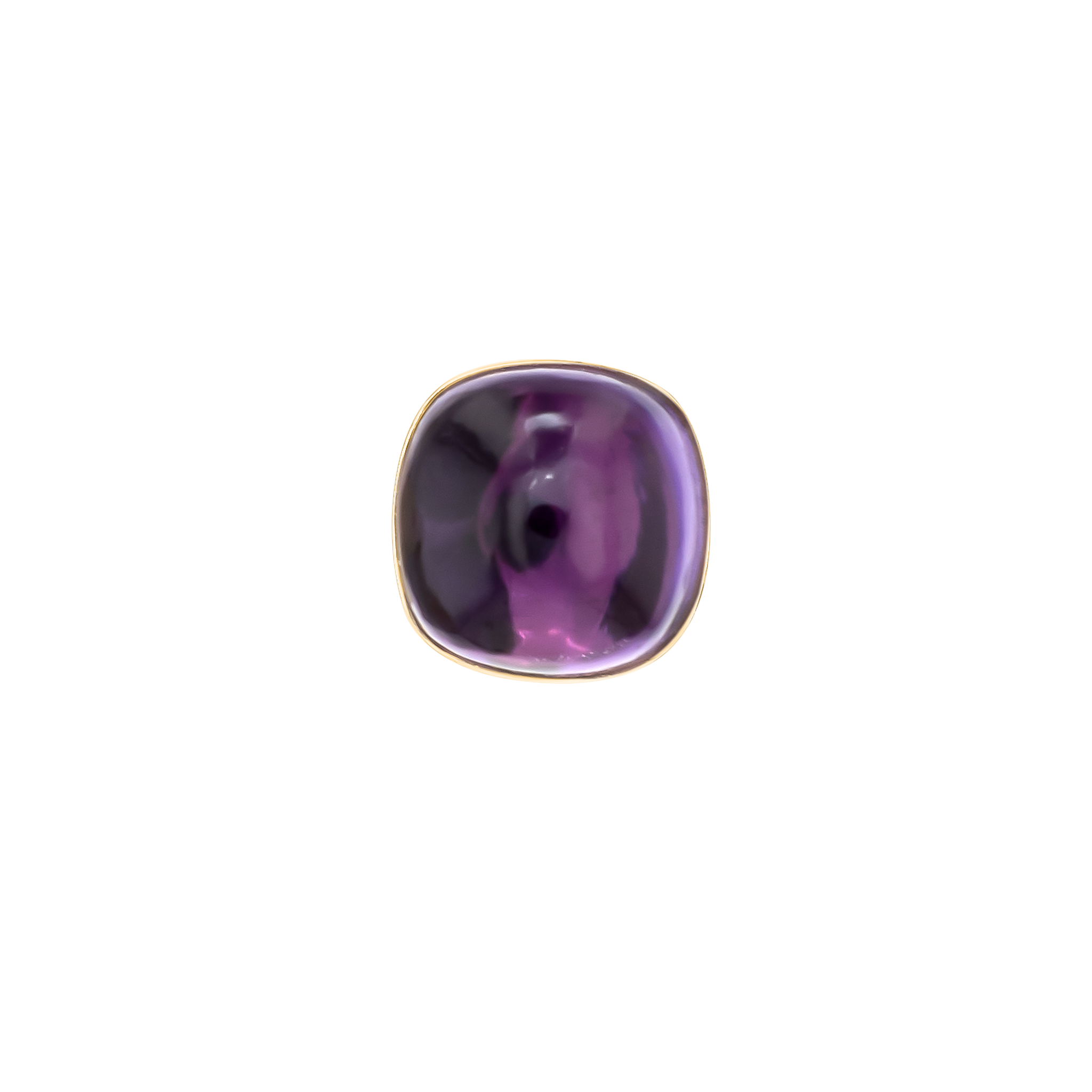 Drops 18k Yellow Gold And Amethyst Earrings