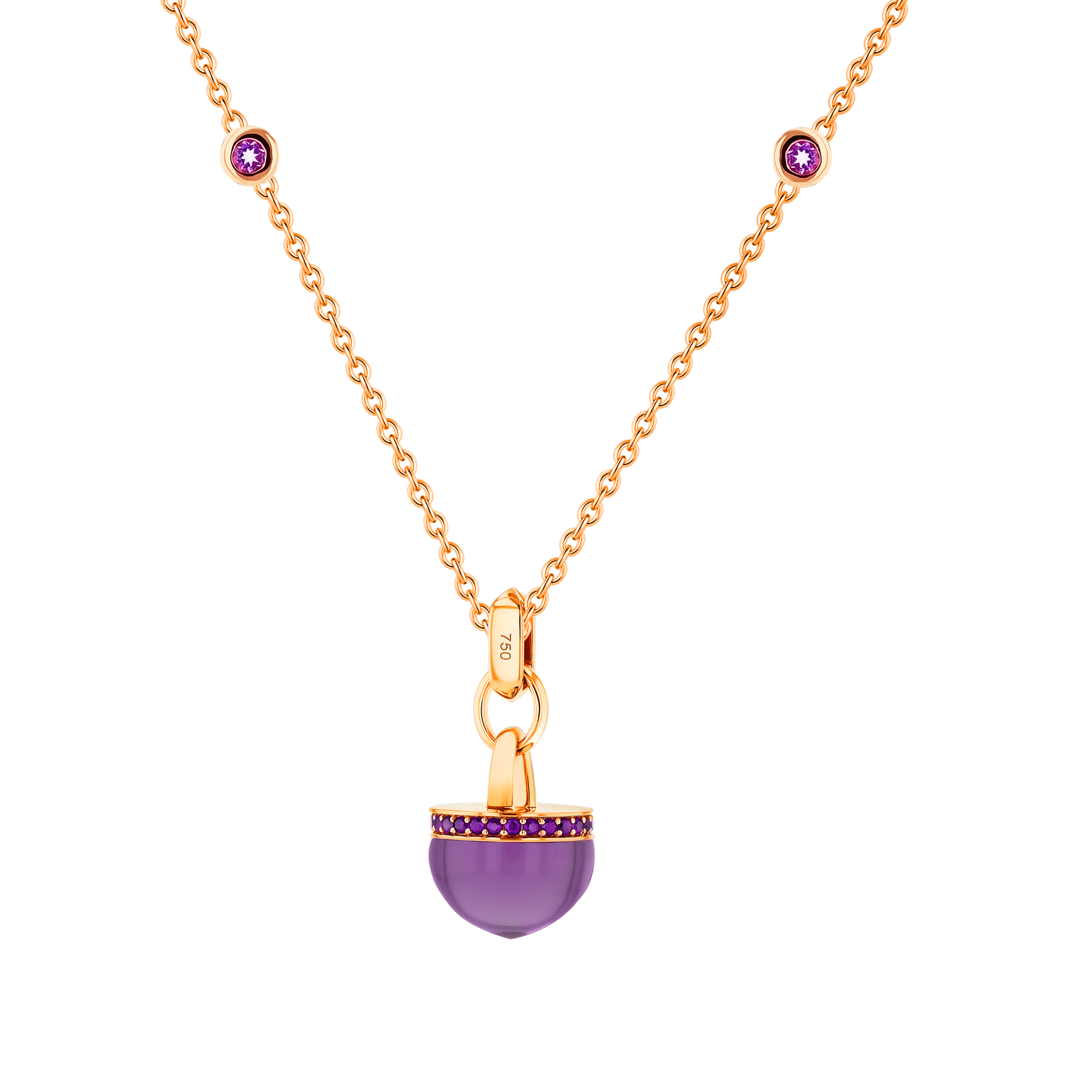 Nobel Amethyst Necklace