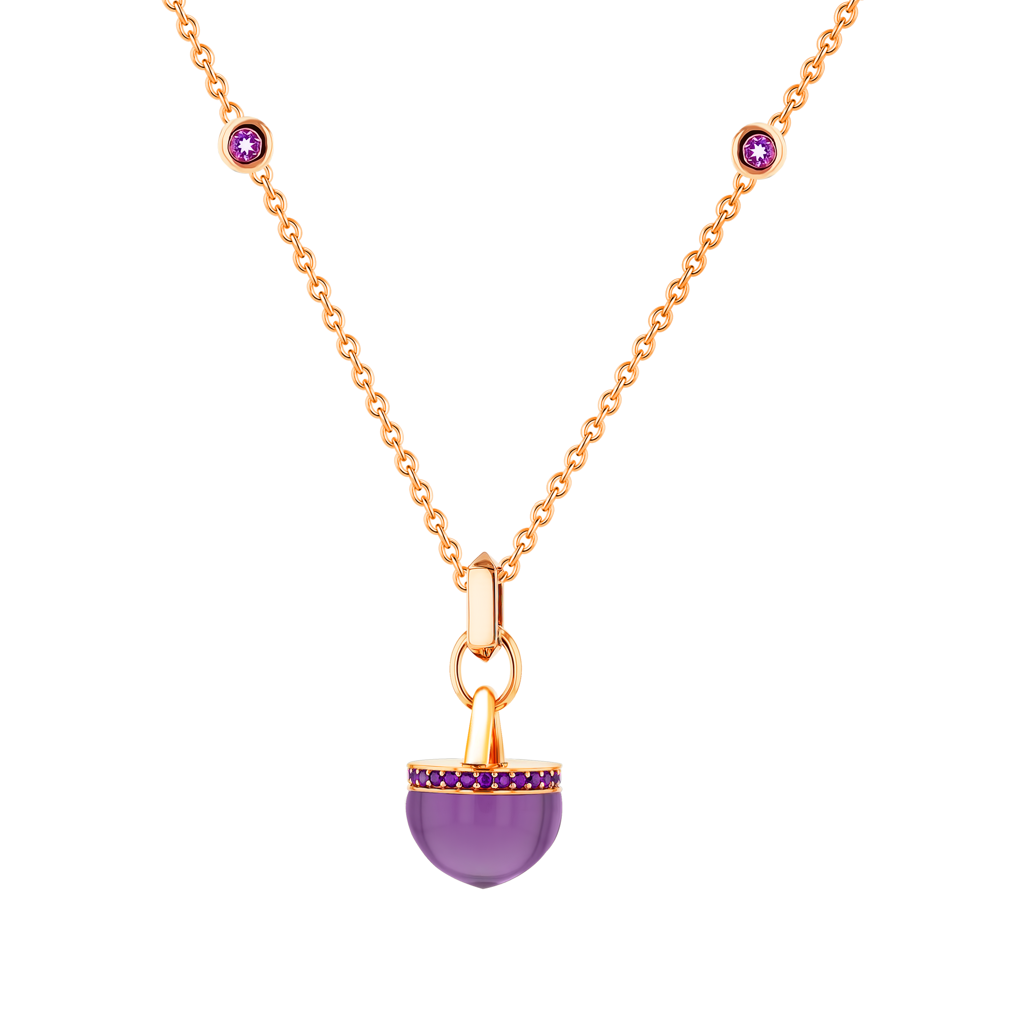 Nobel Amethyst Necklace