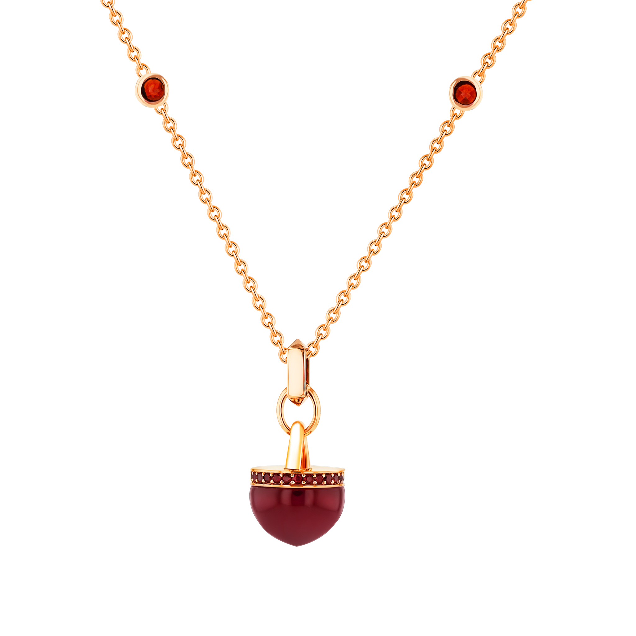 Nobel Garnet Necklace