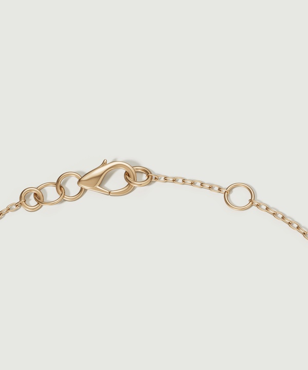 Art Deco Yellow Gold Bracelet With Mother Of Pearl And Diamond